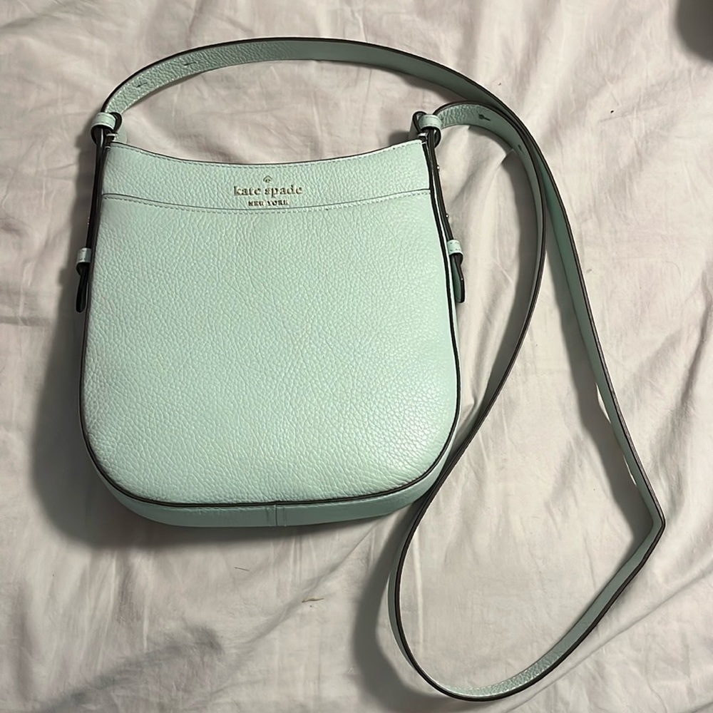 Kate Spade Seaglass cross body and card wallet.